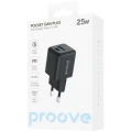 Зарядное устройство Proove Gan Plus, 25Вт, Черный Зарядное устройство Proove Gan Plus, 25Вт, Черный