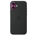 Husă Apple iPhone16 Plus Silicone Case with MagSafe, Negru Husă Apple iPhone16 Plus Silicone Case with MagSafe, Negru