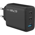 Incarcator Proove, Silicone Power 67W, 2Type-C+USB, (fara cablu), Black Incarcator Proove, Silicone Power 67W, 2Type-C+USB, (fara cablu), Black