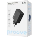 Incarcator Proove, Silicone Power 67W, 2Type-C+USB, (fara cablu), Black Incarcator Proove, Silicone Power 67W, 2Type-C+USB, (fara cablu), Black