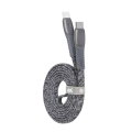 Cable de date Rivacase PS6105, USB Type-C/USB Type-C, 1,2m, Gri Cable de date Rivacase PS6105, USB Type-C/USB Type-C, 1,2m, Gri