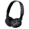 Наушники SONY MDR-ZX110AP Чёрный - Проводной аналоговый | 12 Гц - 22000 Гц