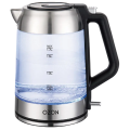 Fierbător electric OZON EKC-1705A-GS Oțel inoxidabil - 2200 W | 1.7 l | Oțel Inoxidabil, Sticlă