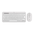 Клавиатура и мышь Logitech Pebble 2 Combo Мембрана Белый - Беспроводное | Английский