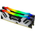 Memorie RAM Kingston FURY Renegade RGB FURY Renegade RGB 32GB Negru/Argintiu - DDR5 SDRAM | 8000 Mhz | 2x 16GB