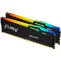 Memorie RAM Kingston FURY Beast RGB FURY Beast RGB 16GB Negru - DDR5 SDRAM | 5600 MHz | 2x 8GB