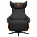 Scaun Gaming Cougar Magus Imitație de in Negru | Portocaliu - 107 cm