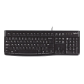 Клавиатура Logitech K120, Проводное, Чёрный