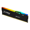 Memorie RAM Kingston FURY Beast RGB FURY Beast RGB 8GB Negru - DDR5 SDRAM | 6000 MHz | 1x 8GB