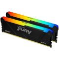 Memorie RAM Kingston FURY Beast RGB, DDR4 SDRAM, 3200 MHz, 32GB, KF432C16BB12AK2/32WP
