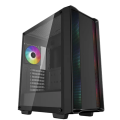 Carcasă PC Deepcool CC560 ARGB V2 Midi-Tower Negru - Fără PSU | ABS Plastic,Oțel