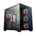 Carcasă PC Deepcool CG530 4F Midi-Tower Negru - Fără PSU | ABS Plastic,Oțel