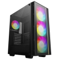 Carcasă PC Deepcool MATREXX 55 V4 Midi-Tower Negru - Fără PSU | ABS Plastic,Oțel,Sticlă călită