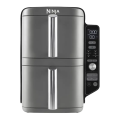 Friteuză cu aer cald Ninja Double Stack XL Gri - 2470 W | 9.5 l | Antiaderent