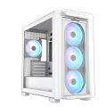 Carcasă PC ASUS A23 PLUS TG ARGB Mini-Tower Alb - ABS Plastic,Oțel,Sticlă călită