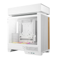 Carcasă PC Deepcool CL660 WH Midi-Tower Alb - Fără PSU | Oțel, plastic ABS, Sticlă călită | ARGB