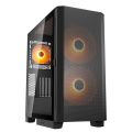 Carcasă PC Cougar Airface FLO RGB Midi-Tower Negru - Fără PSU | Oțel, plastic ABS, Sticlă călită | ARGB
