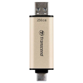 USB Flash накопитель Transcend JetFlash 930C, 256Гб, Золотистый