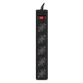 Prelungitor electric SVEN SF-05E Negru - 3 m | 2300 W | 5