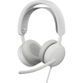 Căști Logitech Zone Wired 2, Alb