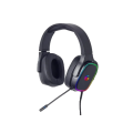 Игровая Гарнитура Gembird GHS-SANPO-S300, Проводной аналоговый, Чёрный