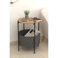Masuta de cafea cu spatiu de depozitare Nex Home, Stejar