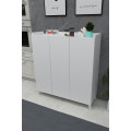 Dulap multifunctional cu 3 usi Nex Home 90 x 31,8 x 102 cm, Alb