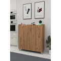 Dulap multifunctional cu 3 usi Nex Home 90 x 31,8 x 102 cm, Stejar