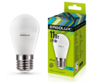 Светодиодная лампа Ergolux LED-G45-11W-E27-4K // Мощность : 11**Тип цоколя: E27**Цветность (К): 4500