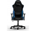 Gaming/Office Chair DXRacer GLADIATOR-L-N23-LTC-NB-X1, Black/Blue, Gaslift class 4, Premium PVC leather, max weight up to 150kg / height 180-200cm, Full tilt, Recline 90°-135°, 3D Armrests, Headrest and lumbar cushions, 6 cm PU Caster, W-22,15 kg