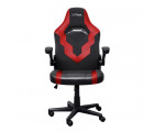 Trust Gaming Chair GXT 703R RIYE - Black/Red, PU leather and breathable fabric, adjustable gaming chair with a strong frame, flip-up armrests, Class 4 gas lift, up to 140kg