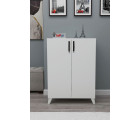 Многофункциональный шкаф с 2 дверцами и 4 отделениями Ceren Nex Home 72 x 32 x 88 см, Белый