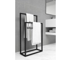 Вешалка для полотенец Nex Home 49 x 20 x 89 см, Черный