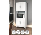 Многофункциональный шкаф с 4 дверями Ece Nex Home 60 x 33,8 x 154 см, Белый