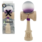 «Kendama Super Sticky X Original», rulment metalic, ața 62/65 cm, King size 7.5 x 6 x 18 cm, gradient gri-mov «Kendama Super Sticky X Original», rulment metalic, ața 62/65 cm, King size 7.5 x 6 x 18 cm, gradient gri-mov