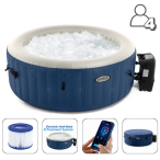 INTEX Jacuzzi SPA gonflabil “PureSpa Bubble Blue” 180х66 cm, 677L, 4 persoane INTEX Jacuzzi SPA gonflabil “PureSpa Bubble Blue” 180х66 cm, 677L, 4 persoane