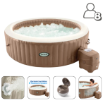 INTEX Jacuzzi SPA gonflabil “Sahara Tan Round Bubble Spa” 236х71 cm, 1339L, 8 persoane INTEX Jacuzzi SPA gonflabil “Sahara Tan Round Bubble Spa” 236х71 cm, 1339L, 8 persoane