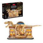 3D Puzzle „Muzeul de Științe Naturale – Tyrannosaurus Rex” cu iluminare LED, 262 elem.