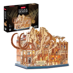 3D Puzzle „Muzeul de Științe Naturale – Mamut” cu iluminare LED, 463 elem.