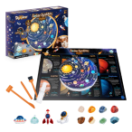 Set STEM pentru excavare „Sistemul Solar”, 8 minerale și 4 figurine