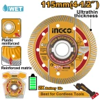 Disc diamant ultrafin cu flanșă 115 mm INGCO DMD051151 Disc diamant ultrafin cu flanșă 115 mm INGCO DMD051151
