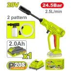 Аккумуляторная мойка высокого давления 24,5Бар 20В/1*2.0Ач DYLLU DTQX01203 Аккумуляторная мойка высокого давления 24,5Бар 20В/1*2.0Ач DYLLU DTQX01203