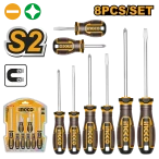 Set surubelnita 8 buc INGCO HKSDS0828