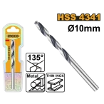 Burghiu pentru metal HSS 10mm INGCO DBT1201004 Burghiu pentru metal HSS 10mm INGCO DBT1201004
