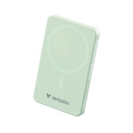 Магнитный беспроводной пауэрбанк Verbatim Charge'n'Go Essentials / 5000 mAh / Green Магнитный беспроводной пауэрбанк Verbatim Charge'n'Go Essentials / 5000 mAh / Green