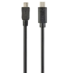 Кабель для зарядки и синхронизации Cablexpert CCP-USB2-mBMCM-1M, Micro-USB/USB Type-C, 1м, Чёрный Кабель для зарядки и синхронизации Cablexpert CCP-USB2-mBMCM-1M, Micro-USB/USB Type-C, 1м, Чёрный