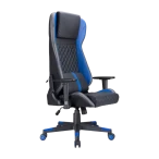 Scaun Gaming Lumi CH09-7, PU Piele, Negru | Albastru