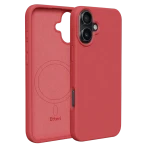 Чехол Etteri Silicone Mag для Apple iPhone 16, Raspberry
