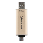 USB Flash накопитель Transcend JetFlash 930C 512 ГБГБ Gold - 420 МБ/с | 400 МБ/с