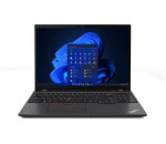 Lenovo ThinkPad T16 Gen1 Black- 16.0- WUXGA  IPS AG 300nits (Intel Core i7-1255U, 16GB soldered DDR4-3200 (one slot free), 512GB SSD M.2 2280 PCIe NVMe, Intel Iris Xe Graphics, WiFi 6Е+BT5.1, TPM, FPR, FHD IR Cam, 2xTB4, HDMI, Backlit KB, 65W USB-C PSU, 5